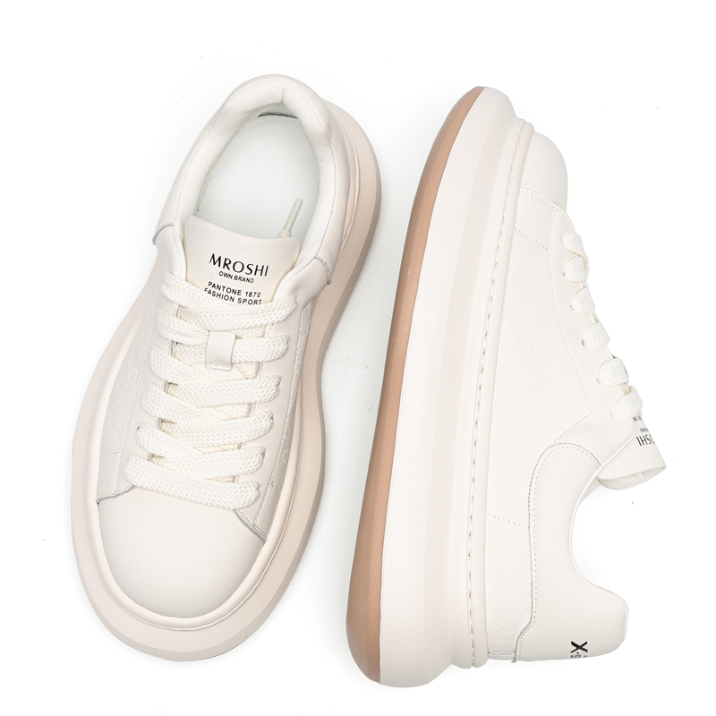 高级感轻奢轻便真皮休闲皮鞋男潮