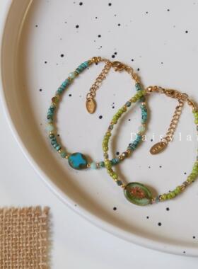 Daisyland Acc【林涧】捷克珠进口米珠小众原创复古串珠手链