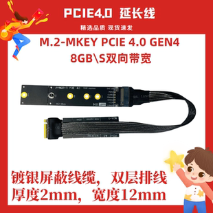 M.2 MEKY 高速延长线 PCIE 4.0 GEN4 NVME协议镀银线22110