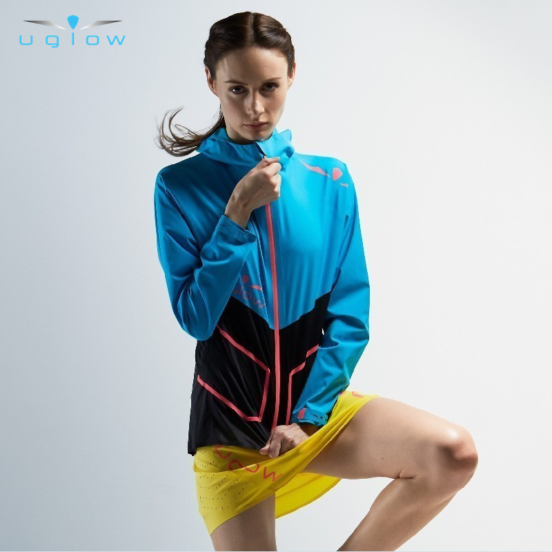 UGLOW加强速干男女跑步冲锋衣