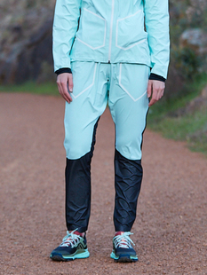 男女款 户外跑步运动防水透气超轻拼色裤 加强冲锋裤 UGLOW混合版 子