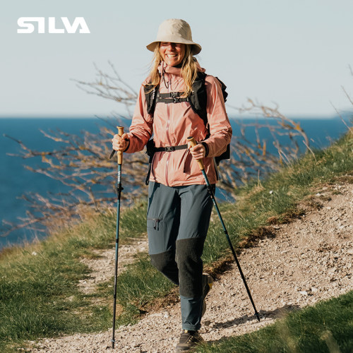 SILVA蓝莓可调节登山徒步手杖