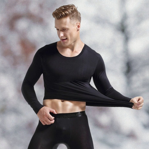 男女跑步运动保暖内衣套装