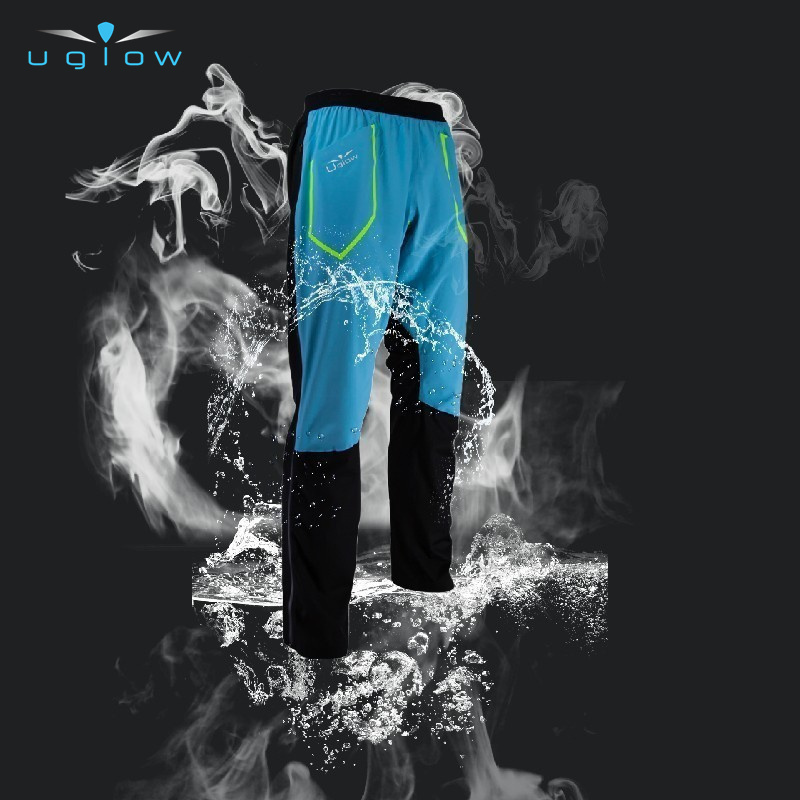 uglow男款户外跑步速干冲锋裤
