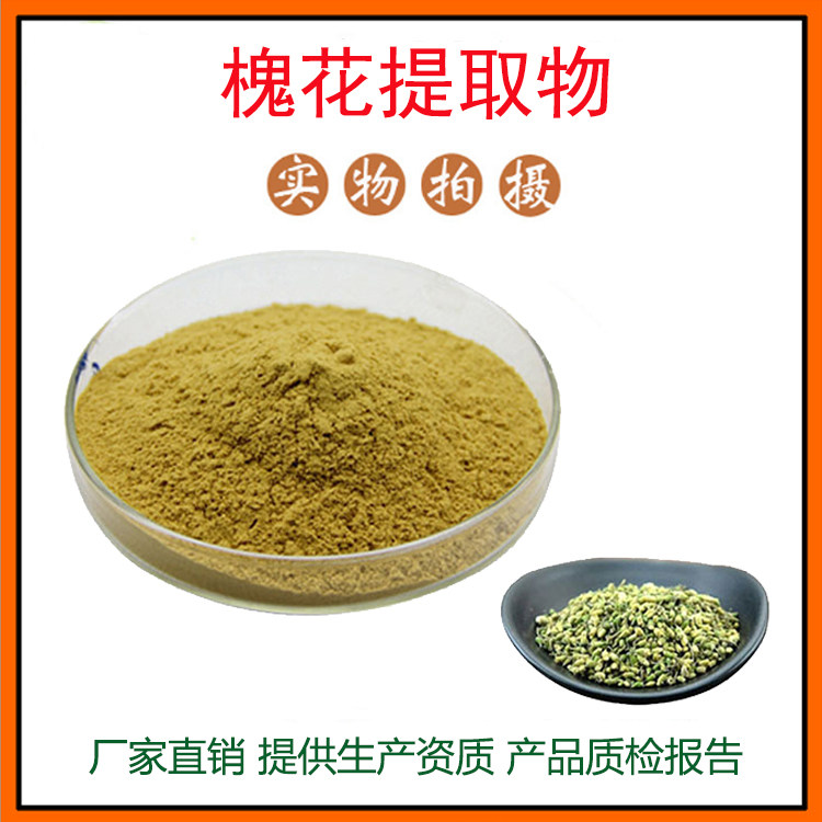 槐花提取物30:1 山槐花提取物 槐花粉 量大从优 资质齐全 包邮