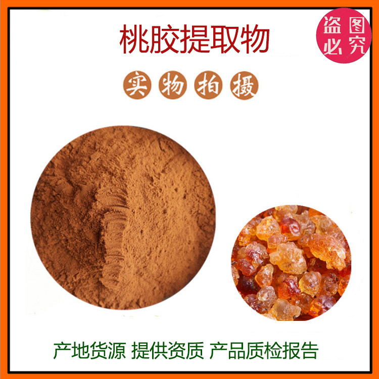 桃胶提取物30:1 桃胶浸膏粉 桃胶浓缩粉 速溶浓缩水溶粉 现货包邮