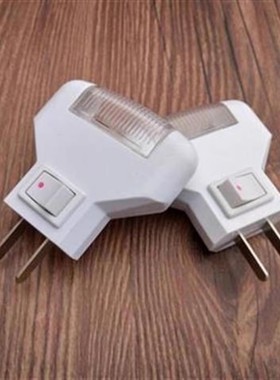 插电节能1W1W带开关小夜灯卧室LED插座宝宝喂奶起夜LED床头夜光灯