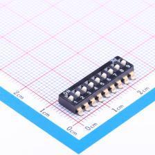 DSIC10LSGET   2.54mm 10位高推 拨码开关  价格以咨询为准
