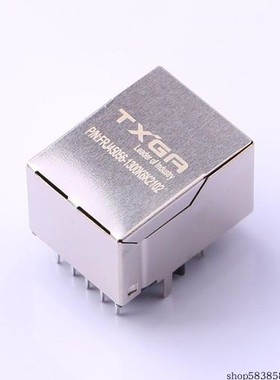 FRJ45094-1300K6K2101  ,单口,Goldflash,黑色,左绿右黄,10