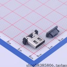 918-418K202AY40002   Type-C 母座 立贴 有柱双排LCP黑胶