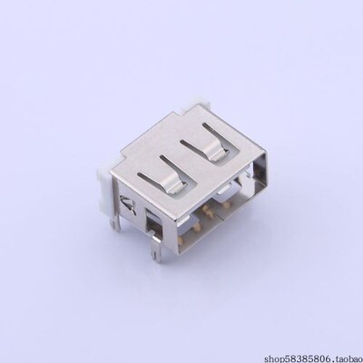 912-322A1013D10100T 母座 弯插 四脚无边方弹铜壳PBT白胶6.8DIP