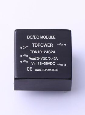 TDK10-24S05W  Vin=9V~36V Vout=5.05V 2A  价格以咨询为准