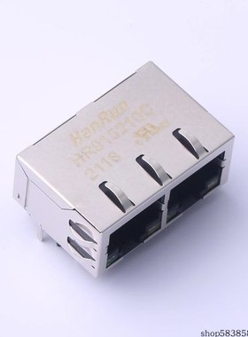 HR915210C   RJ45 弯插 带LED  价格以咨询为准