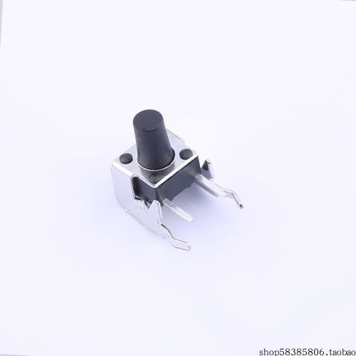 TS-1093C-A13B2-D1  轻触开关6*6*10带支架插件按键四脚侧按180gf