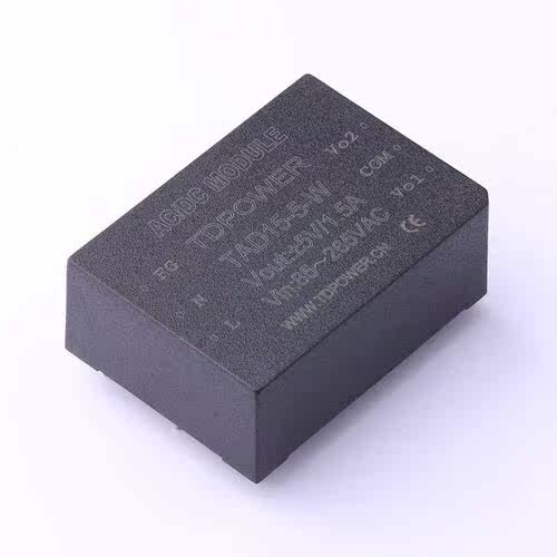 TAD15-5-W   Vout=±5.05V 1.5A 可正负配置    价格以咨询为准