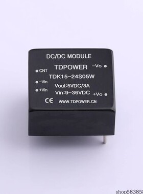 TDK6-24S05W  Vin=9V~36V Vout=5V 1.2A  价格以咨询为准