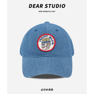 现在就出发金晨同款牛仔蓝棒球帽子女春夏休闲百搭遮阳防晒鸭舌帽