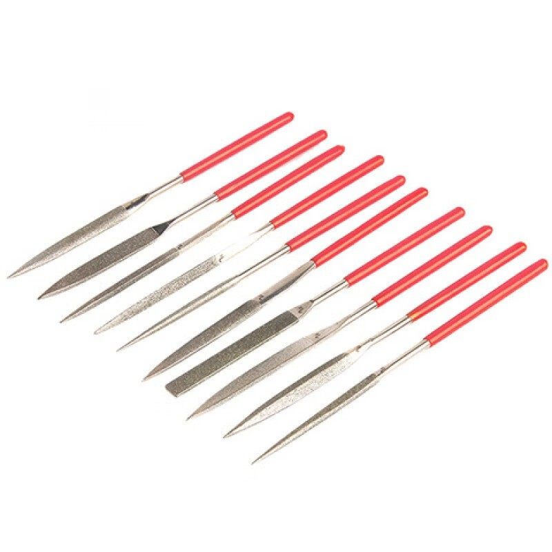 捷科（JETECH）金刚石锉刀组套装半圆锉扁锉尖头平头锉子打磨木工