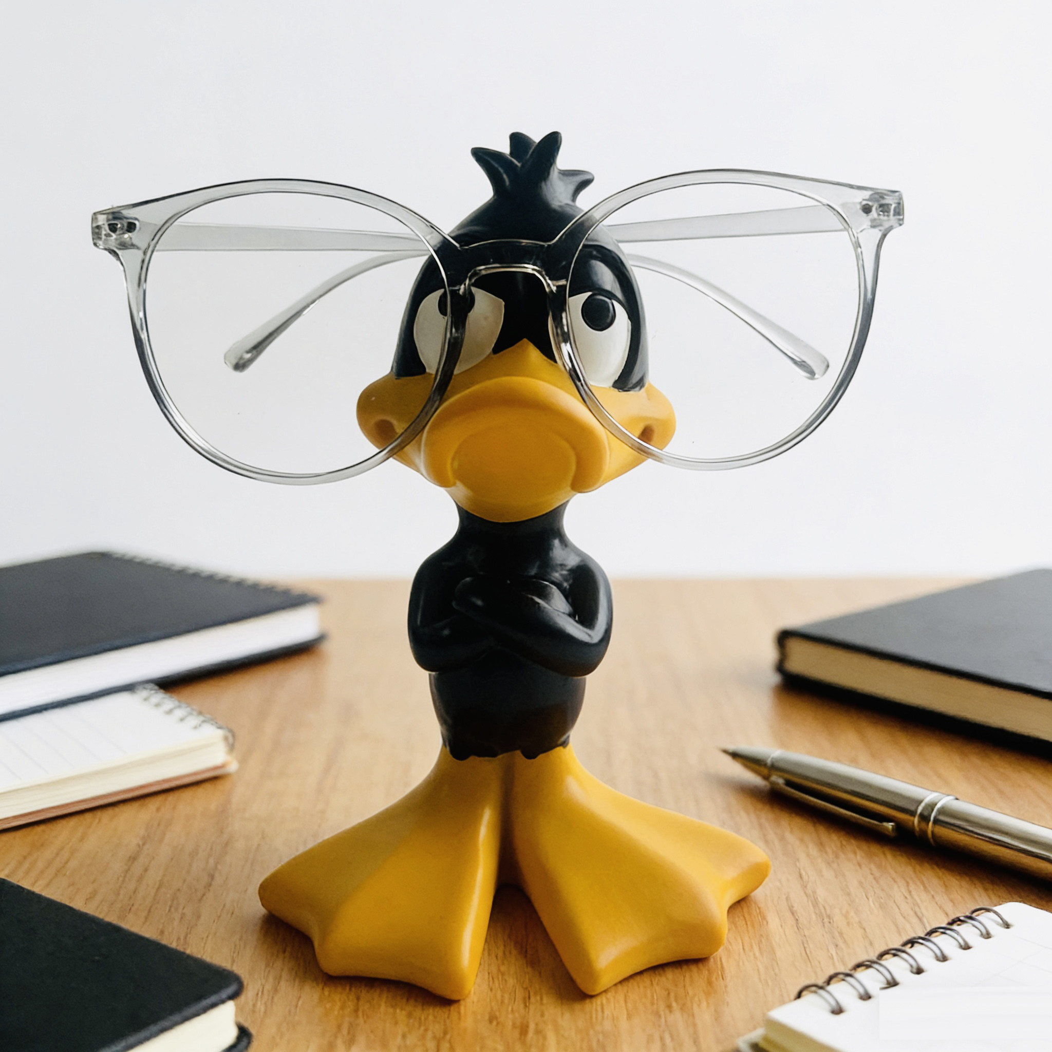 创意卡通拽拽鸭眼镜架可爱动物造型桌面装饰摆件眼镜托创意收纳架,ZIPPO/瑞士军刀/眼镜,眼镜架,淘宝优惠券,粉丝福利购,淘宝优惠卷
