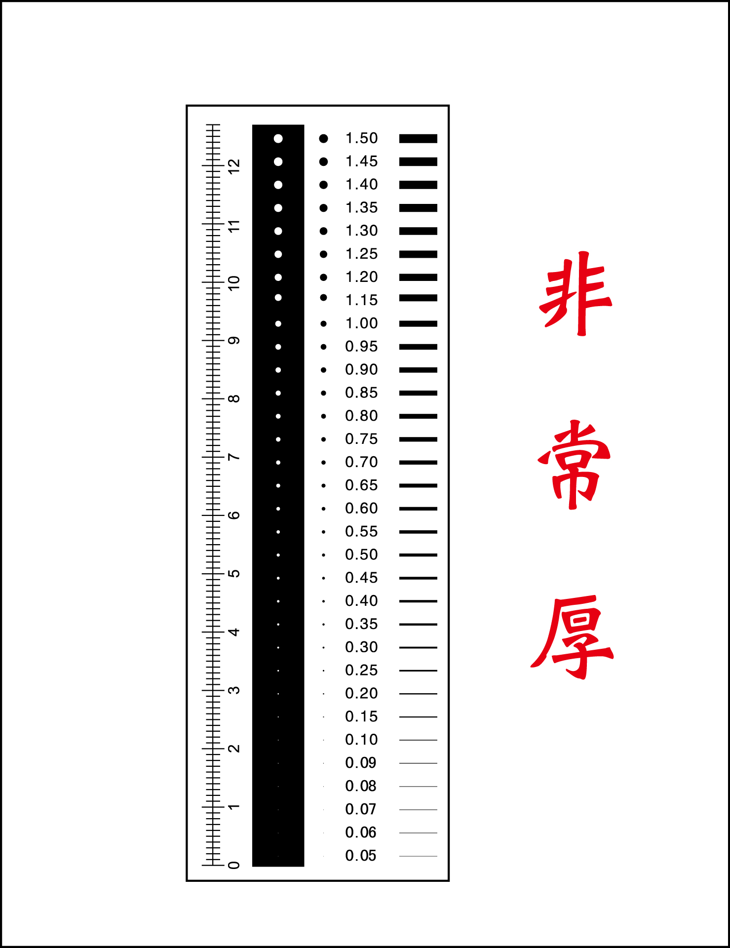 xjys订制污点比对卡检验规曲尺