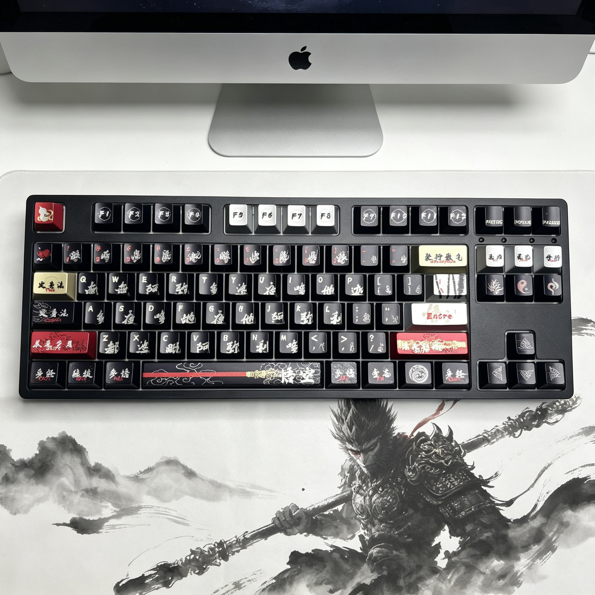 黑神话悟空键帽原厂金属漆
