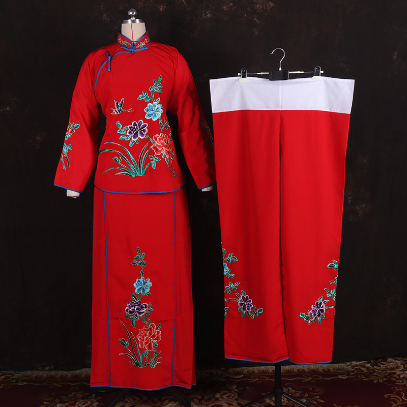 京剧丫鬟小姐绣花袄裙裤小衣包