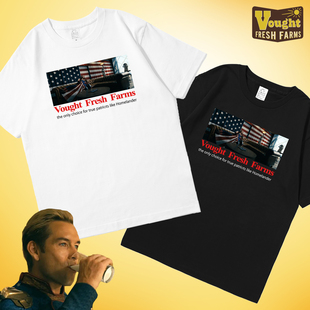 黑袍纠察队T恤the boys美剧T恤衣服周边homelander祖国人短袖纯棉