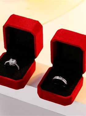 情侣戒指一对女男情侣款对戒高档结婚仿真钻戒开口可调节小众高级