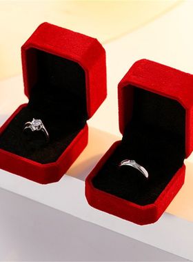 仿真婚戒对戒结婚一对婚礼现场用道具情侣戒指男女高级感交换仪式