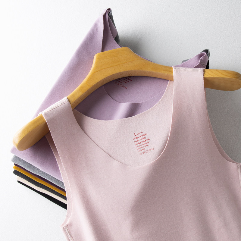 女士百搭保暖小背心冬季加绒修身打底吊带衫内搭无痕发热圆领上衣,女装/女士精品,背心吊带,淘宝优惠券,粉丝福利购,淘宝优惠卷