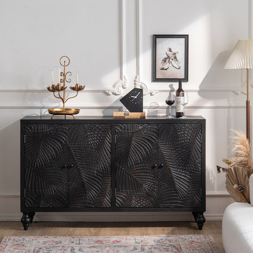 复古轻奢鞋柜乐奇分层法式叶子