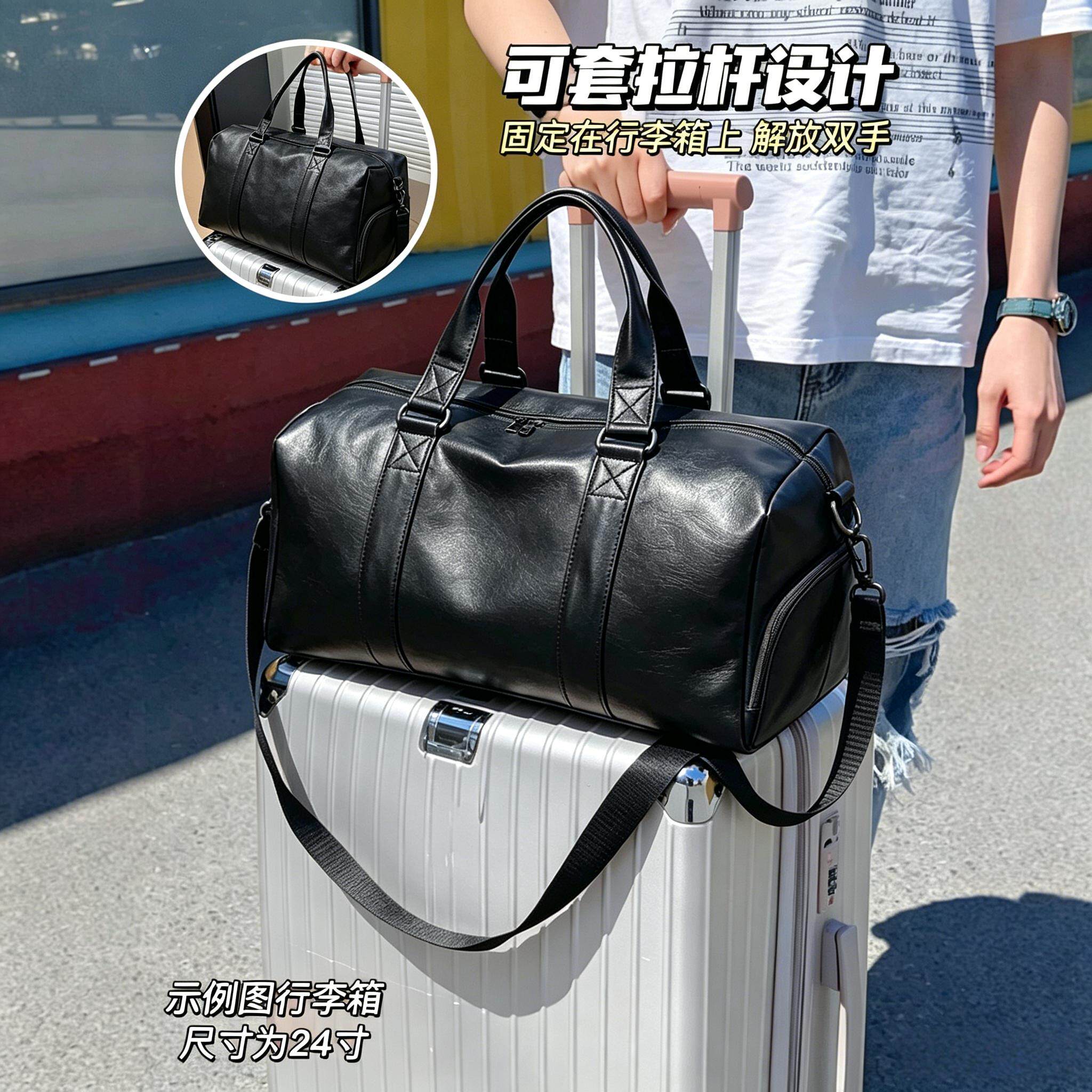 大容量干湿分离可挂行李箱旅行包