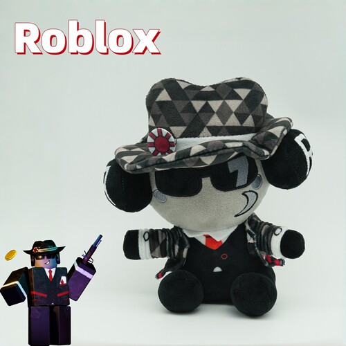 Roblox可爱7号西装人毛绒公仔