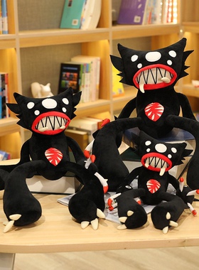 黑蜘蛛 poppy playtime 游戏周边killy willy plush毛绒玩具公仔