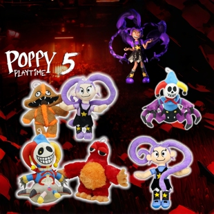poppy5波比 游戏时间原型体莉莉公仔查姆毛绒玩具 跨境新款 Q版