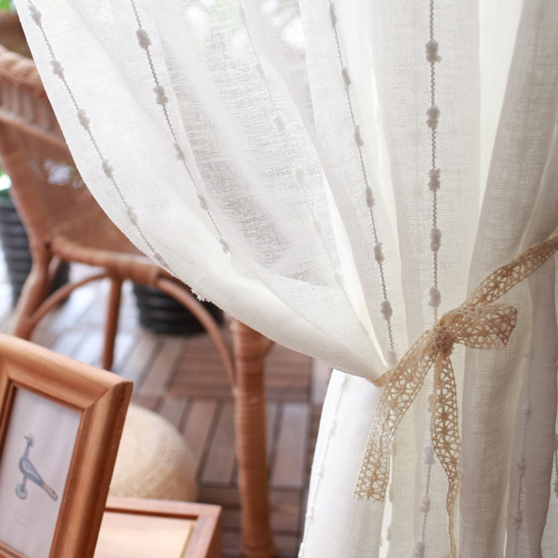 唯美奶油风田园成品窗纱客厅阳台飘窗书房定制窗帘打孔罗马帘,居家布艺,定制窗帘,淘宝优惠券,粉丝福利购,淘宝优惠卷
