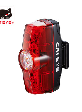CATEYE猫眼TL-LD635-R自行车灯尾灯led警示灯充电山地单车装备
