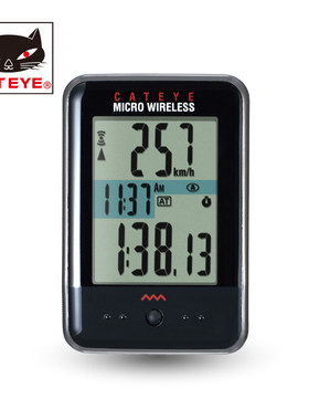 CATEYE猫眼码表CC-MC200W无线背光灯山地自行车多功能单车装备