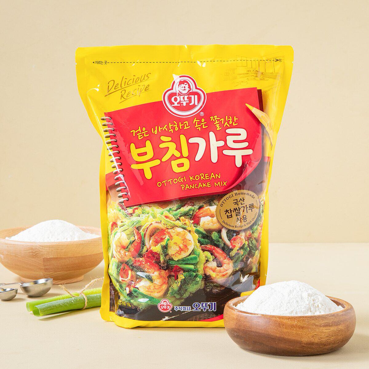 优质进口海鲜煎饼粉2斤 煎饼果子粉煎饼专用韩国蔬菜泡菜海鲜饼粉