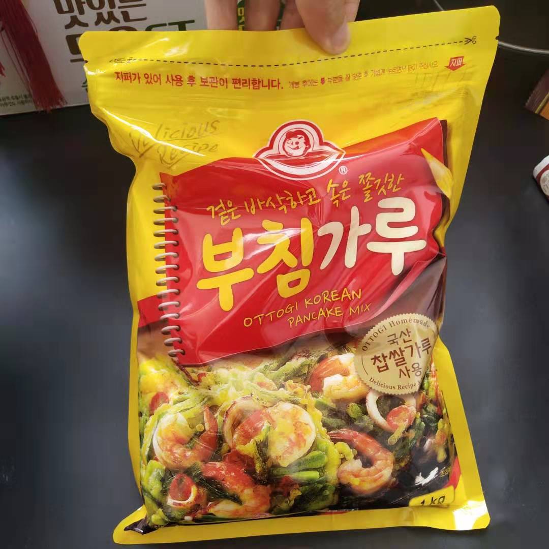 优质进口海鲜煎饼粉2斤 煎饼果子粉煎饼专用韩国蔬菜泡菜海鲜饼粉