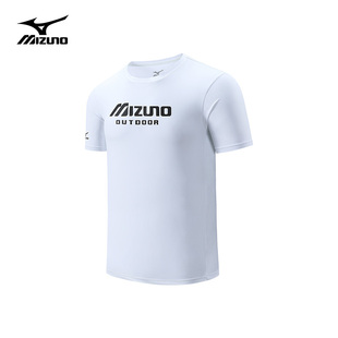 Mizuno/美津浓冰丝速干短袖T恤男女夏季薄款抑菌透气户外休闲上衣