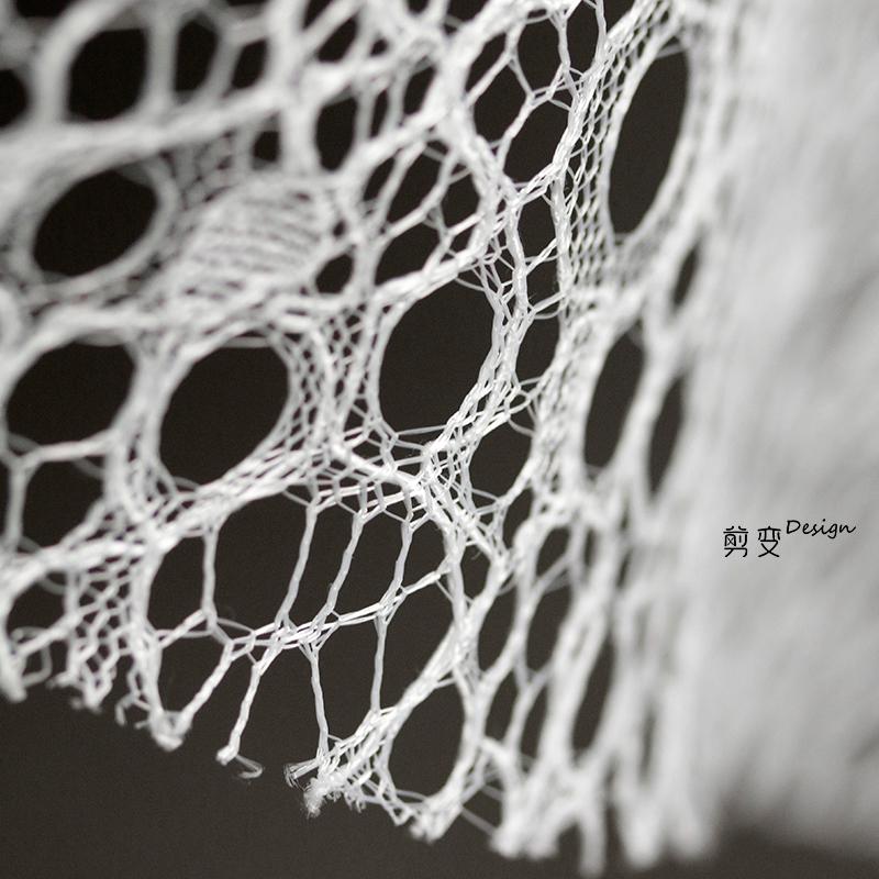 镂空创意肌理蕾丝网纱面料