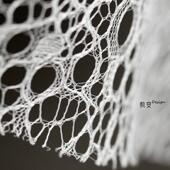 蝉翼加厚镂空波点肌理蕾丝渔网纱设计师面料 透视布料 手工diy服装