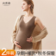 哺乳背心吊带产后喂奶怀孕期哺乳期秋冬款 加绒女德绒保暖