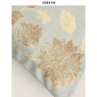 Zara 44128008500 双色花卉印花客厅沙发靠垫套抱枕套不含芯 Home