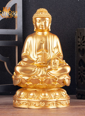 托塔药师佛佛像随身佛家居寺庙摆放药师光如来保平安摆件