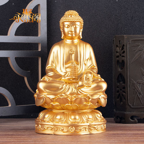 托塔药师佛佛像随身佛家居寺庙摆放药师光如来保平安摆件