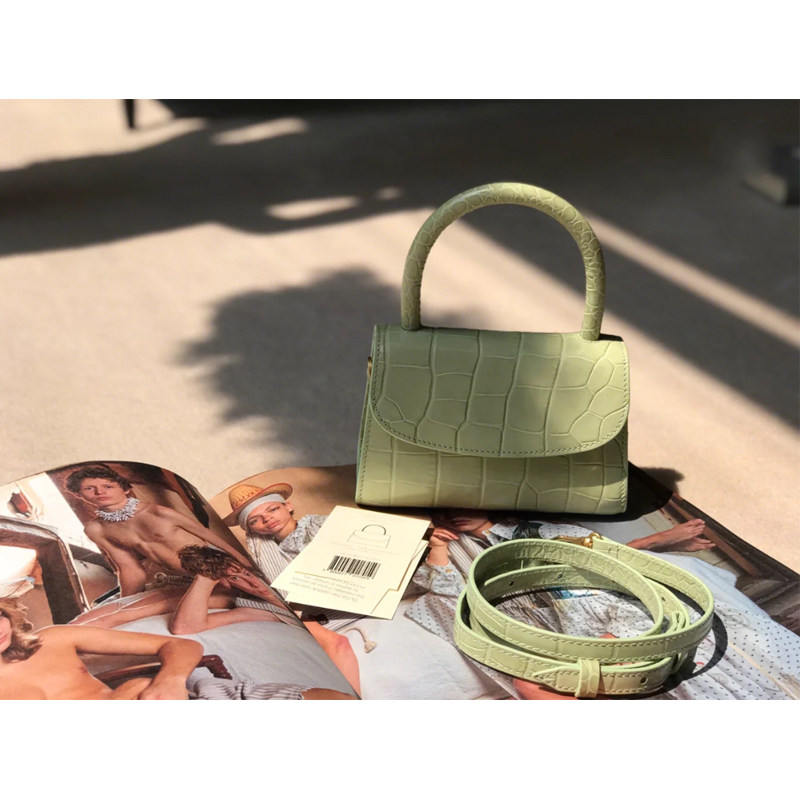 byfar包小众设计上新迷你手提单肩斜挎ins超火鳄鱼纹真皮复古女包