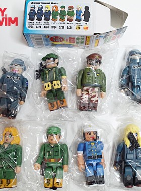 kubrick 积木人 乌龙警察院 派出所 2代盲盒确认款 两津勘吉