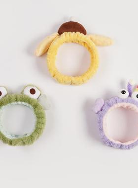 宠物洗脸敷面膜专用发带猫咪狗狗束发带头箍头巾发箍绑发捆发装饰